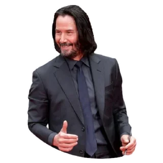 Sticker 👍 Keanu Reeves @S1ick3r