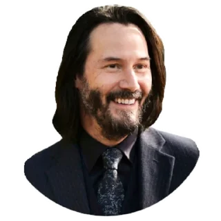 Sticker 😄 Keanu Reeves @S1ick3r