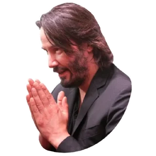 Sticker 🙏 Keanu Reeves @S1ick3r