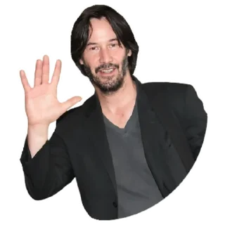 Sticker 👋 Keanu Reeves @S1ick3r