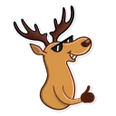 Video sticker 👍 Elk George