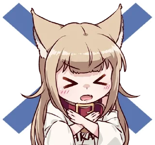 Sticker ❌ Kinako (Osakana Neko) :: @line_stickers