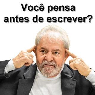 Sticker 🤔 Lula