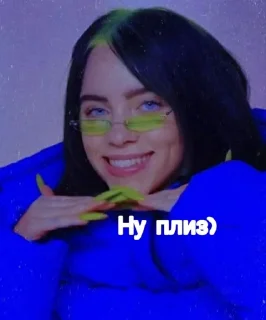 Sticker 🥺 Billie Eilish by @fStikBot