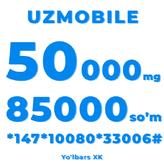 Sticker 😊 UZMOBILE YORDAMCHI