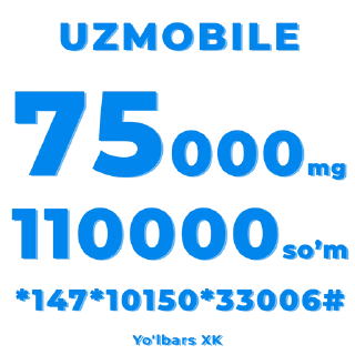 Sticker 😉 UZMOBILE YORDAMCHI