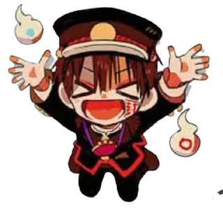 Sticker 😆 Hanako kun @animestickerchannel