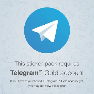 Video sticker 😬 Telegram Gold Account Stikerpack