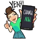 Sticker 👍 ChangeNOW's Stickers