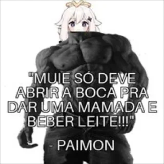 Sticker 🥛 Paimon misógina