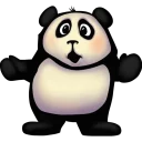 Video sticker 😳 Funny Panda - @StickerManya