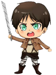 Sticker 😡 AOT chibi assembled @AnimeLibrary_Stickers