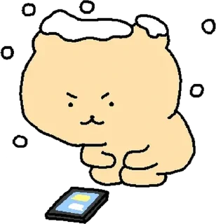 Sticker 💬 망그러진 곰 By @KakaoEmoticon