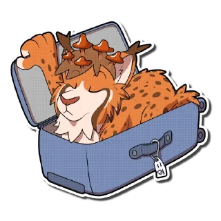 Sticker 👝 Cels Bobcat By @JF049