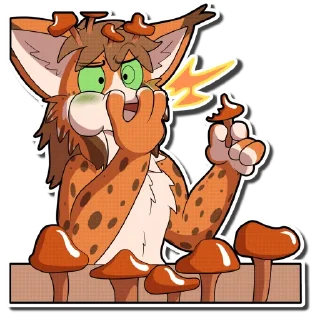 Sticker 🍄 Cels Bobcat By @JF049