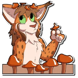 Sticker 🍄 Cels Bobcat By @JF049