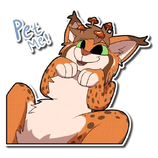 Sticker 🐶 Cels Bobcat By @JF049