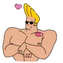 Video sticker 😘 Johnny Bravo