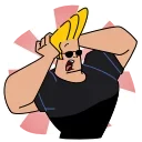 Video sticker 😨 Johnny Bravo