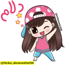 Video sticker ✋ Golchin Girl(1) @Sticker_Aksneveshte206