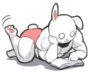 Video sticker 📖 Rabbo the Muscle Rabbit by Babustudio