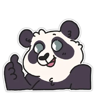 Sticker 👍 Panda