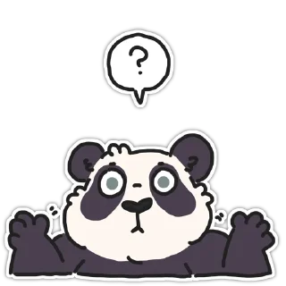 Video sticker ❓ Panda