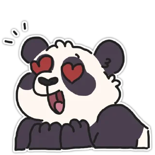 Video sticker 😍 Panda