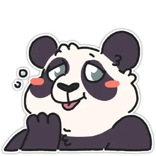 Sticker 😊 Panda