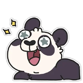 Sticker 🤩 Panda