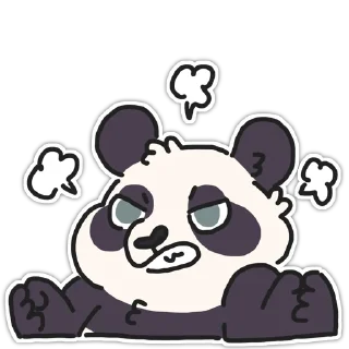 Sticker 😡 Panda