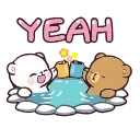 Video sticker 😌 Animated: Milk and Mocha Bears