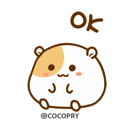 Sticker 👌 Hamster Bean 🐹 @cocopry