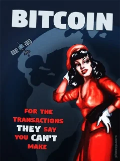 Sticker 🤫 Bitcoin Propaganda