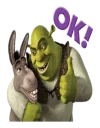 Sticker 👍 Shrek @StikerDi