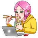 Sticker 🍽 Internet Addiction