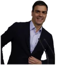 Sticker ✌ Pedro Sánchez