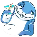 Sticker 😏 It's a Shark!