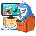 Video sticker 🍺 It's a Shark!