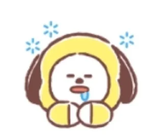 Sticker 😴 Universtar BT21:cuteness galora Emoji@BTS_stikerrrrrrrr0000