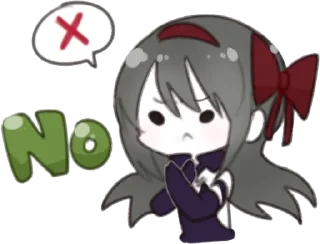 Video sticker ❌ Homura Akemi :: @meowblog