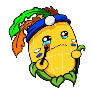 Sticker 😭 Corn