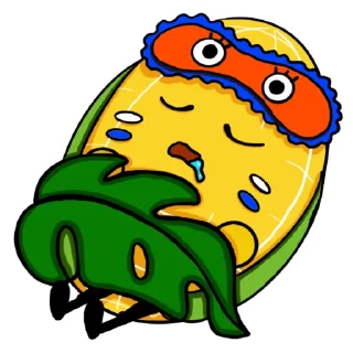 Sticker 😴 Corn