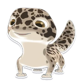 Sticker 😊 Bruce the Leopard Gecko
