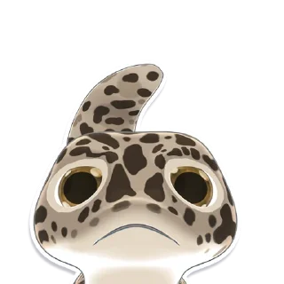 Sticker 😢 Bruce the Leopard Gecko