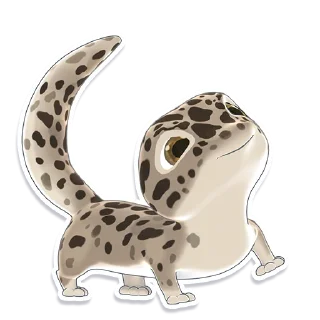 Sticker 🚶‍♀️ Bruce the Leopard Gecko