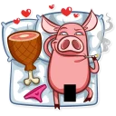 Sticker 💏 Pete The Pig