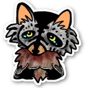 Sticker 😣 Raccoon