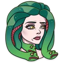 Sticker ☹ Medusa