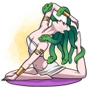 Sticker 🤸 Medusa